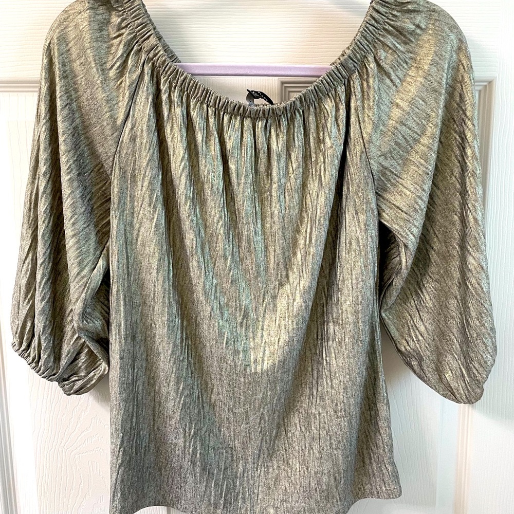 White House Black Market shimmery top